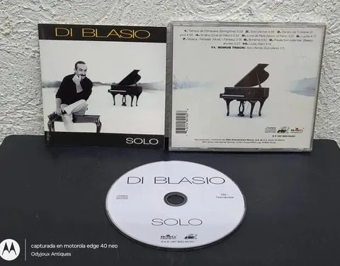 Cd Di Blasio - Solo Bmg Music 1997 Original