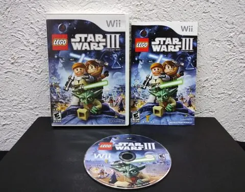 Lego Star Wars 3 The Clone Wars Nintendo Wii Original