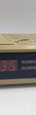 Radio Reloj Digital Sony Dream Machine Icf-c2w Am/fm 2 Bands Beige — Audio vintage, años 80s (foto 8)