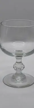 Set 3 Copas De Vino/agua De Cristal Vintage Francés Defecto Transparente — Decoración vintage (foto 2)