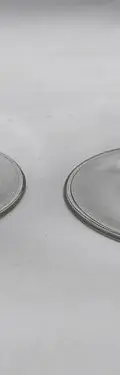 Set 3 Copas De Vino/agua De Cristal Vintage Francés Defecto Transparente — Decoración vintage (foto 7)