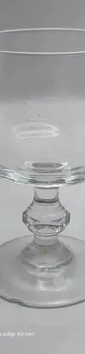 Set 3 Copas De Vino/agua De Cristal Vintage Francés Defecto Transparente — Decoración vintage (foto 10)