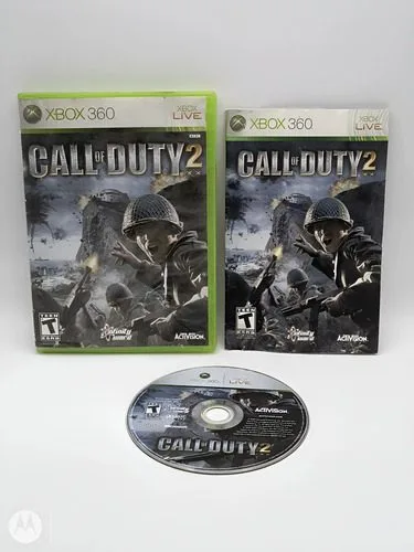 Call Of Dutty 2 Xbox 360 No Funciona Disco Solo Caja Ymanual — Gaming vintage, años NOW