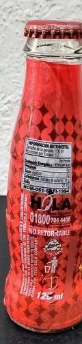 Mini Botella Coca Cola Hay Que Besarse Más Práctica Año 2005 — Coleccionables vintage, años NOW (foto 5)