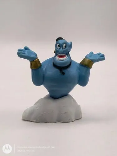 Figura Genio Aladdin Disney En Nube Burger King 1996 Retro