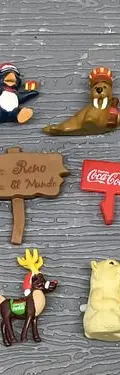 Lote Mini Figuras Coca Cola Villas Navidad 11pz De Coleccion — Coleccionables vintage, años NOW