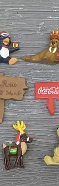Lote Mini Figuras Coca Cola Villas Navidad 11pz De Coleccion — Coleccionables vintage, años NOW (foto 10)