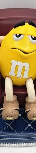 Figura Muñeco M&m's Vintage 1999 Luneta Amarilla Sillón