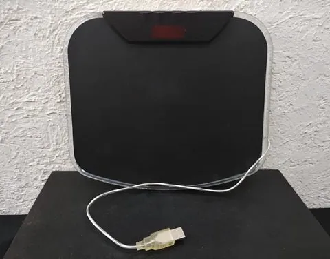 Alfombrilla De Ratón Con Luz Usb Mouse Pad Master  Negro Master