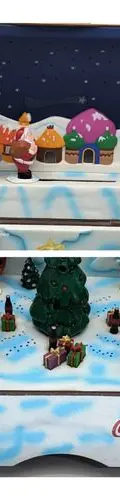 El Tesoro De La Navidad Coca Cola Cofre Original Buen Estado Marrón Oscuro