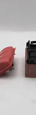 Lote Par De Vagones Tren Coca Cola Con Detalle Para Piezas — Coleccionables vintage (foto 8)