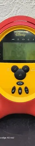 Radio Reloj Vintage Mickey Mouse Disney Memorex Dcr-5000-c Rojo Con Amarillo — Audio vintage, años 80s