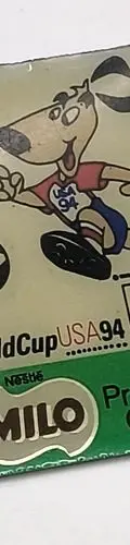 Pin Mundial Fútbol Usa 1994 Mascota Strike Nestle Milo Retro Blanco Y Verde Pin Mundial Fútbol Usa 1994 Mascota Strike Nestle Milo