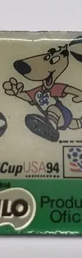 Pin Mundial Fútbol Usa 1994 Mascota Strike Nestle Milo Retro Blanco Y Verde Pin Mundial Fútbol Usa 1994 Mascota Strike Nestle Milo