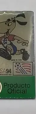 Pin Mundial Fútbol Usa 1994 Mascota Strike Nestle Milo Retro Blanco Y Verde Pin Mundial Fútbol Usa 1994 Mascota Strike Nestle Milo