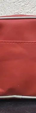 Bolsa Forma De Cámara Fotográfica Retro Vintage Roja Crossbo Rojo Liso Brilloso Oro Negro — Coleccionables vintage (foto 3)
