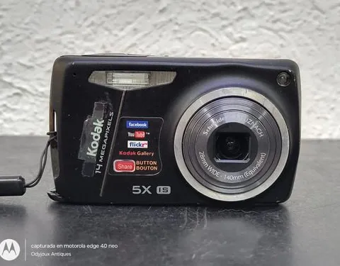 Cámara Digital Kodak Easyshare M575 14mp No Funciona Reparar Negro