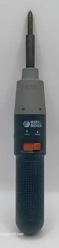 Destornillador Inalambrico Black & Decker Checar Sincargador Azul Petróleo 130rpm — Tech vintage
