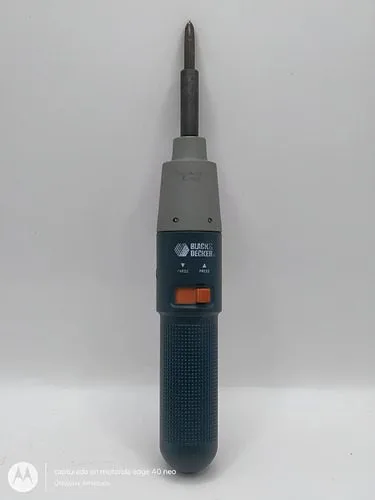 Destornillador Inalambrico Black & Decker Checar Sincargador Azul Petróleo 130rpm — Tech vintage