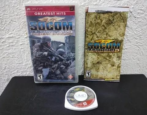 Socom U.s. Navy Seals Fireteam Bravo 2 Psp Completo Original