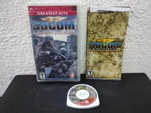 Socom U.s. Navy Seals Fireteam Bravo 2 Psp Completo Original — Gaming vintage, años NOW