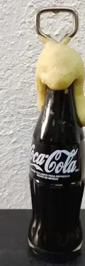 Destapador Botella Coca Cola Con Adorno Espuma 237ml Usado — Coleccionables vintage (foto 4)