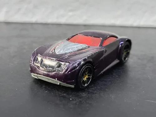Sir Ominous 1ra Edición 2003 Hot Wheels Original Usado Morado — Decoración vintage, años NOW