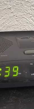 Radio Reloj Despertador Digital Sanyo Dual Rm6023 Vintage Gris — Audio vintage, años 80s