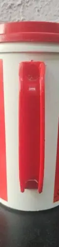 Vaso/termo Gigante Coca Cola Santa Claus Con Tapa 90's Rojo Y Blanco Santa Claus — Coleccionables vintage, años 90s (foto 5)