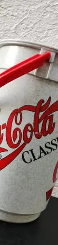 Vaso Gigante Enjoy Coca Cola Classic Coke De 6.5  Gris/rojo Gris/rojo — Coleccionables vintage, años 90s