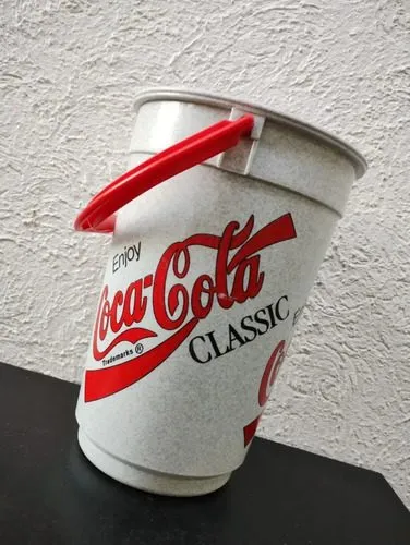 Vaso Gigante Enjoy Coca Cola Classic Coke De 6.5  Gris/rojo Gris/rojo