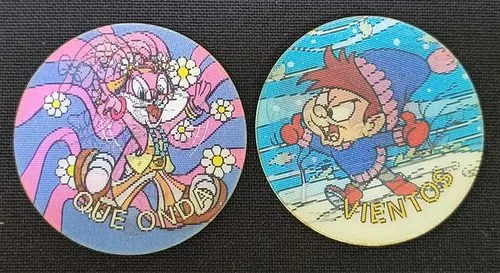 Tazos Lenticulares Super Tazo Tinny Toons 1994 Lote 2-pack — Coleccionables vintage, años 90s