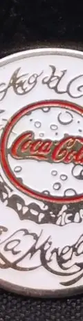 Pin Coca Cola Retro Metálico Embotelladora La Minera 1953 — Coleccionables vintage, años 50s
