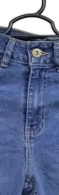 Jeans Ajustados Rotos Marca Cuidado Con El Perro Talla 5mx Azul Marino Mezclilla 5mx — vintage México (foto 2)