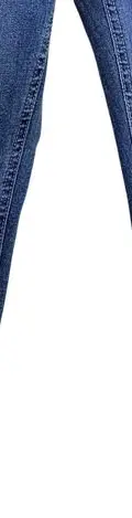 Jeans Ajustados Rotos Marca Cuidado Con El Perro Talla 5mx Azul Marino Mezclilla 5mx — vintage México (foto 4)