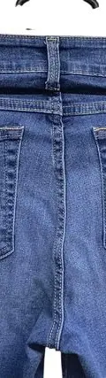 Jeans Ajustados Rotos Marca Cuidado Con El Perro Talla 5mx Azul Marino Mezclilla 5mx — vintage México (foto 7)