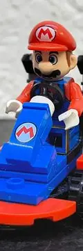 Figura Mario Kart Carrito Go Kart Armable Y Desarmable — Coleccionables vintage