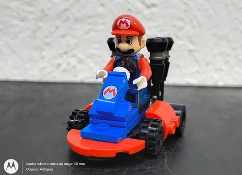 Figura Mario Kart Carrito Go Kart Armable Y Desarmable — Coleccionables vintage