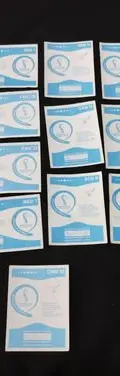 Lote 23 Estampas Fifa World Cup Qatar 2022 Panini Original Futbolistas Escudos Equipos Escudo — Coleccionables vintage, años NOW (foto 3)