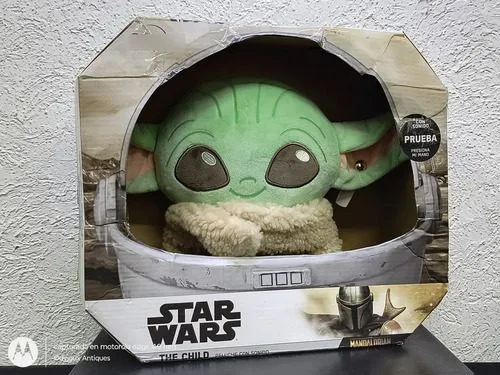 Peluche Con Sonidos Ruz Baby Yoda The Mandalorian Star Wars Verde Cafe — Coleccionables vintage, años NOW