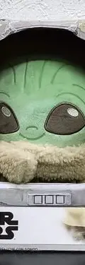 Peluche Con Sonidos Ruz Baby Yoda The Mandalorian Star Wars Verde Cafe — Coleccionables vintage, años NOW (foto 2)