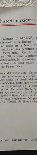 Grandeza Mexicana Bernardo De Balbuena No 23 Unam Año 1992 — Coleccionables vintage, años 90s (foto 2)