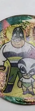 Tazo Glitter Mucha Lucha #133 Sabritas Año 2005 Retro Orig — Coleccionables vintage, años NOW (foto 4)