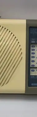 Radio Sony Tap Tunes Cf-s76w Fm/am/tv Vintage 80's Funciona Beige — Audio vintage, años 80s (foto 2)