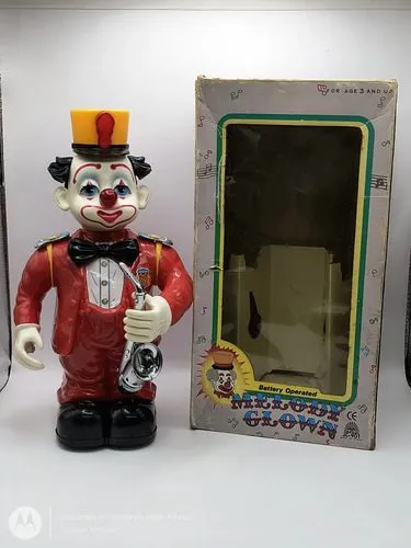 Payaso Musical Melody Clown Saxofón Vintage Retro 90s Encaja