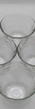 Juego De Moldes Gelatineros Flaneros De Vidrio Vintage 6pz Transparente — Decoración vintage (foto 3)