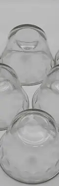 Juego De Moldes Gelatineros Flaneros De Vidrio Vintage 6pz Transparente — Decoración vintage (foto 7)