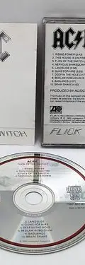 Cd Ac Dc Flick Of The Switch 1983 Atlantic Made In Alemania Edición Limitada — Audio vintage, años 80s