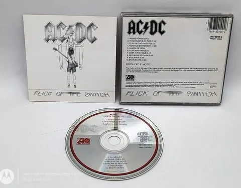 Cd Ac Dc Flick Of The Switch 1983 Atlantic Made In Alemania Edición Limitada