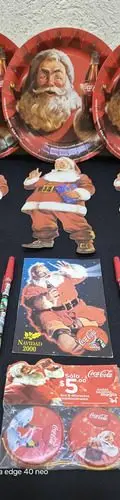 Lote Coleccionables Navideños Coca Cola Santa Claus 12-pack — Coleccionables vintage (foto 2)